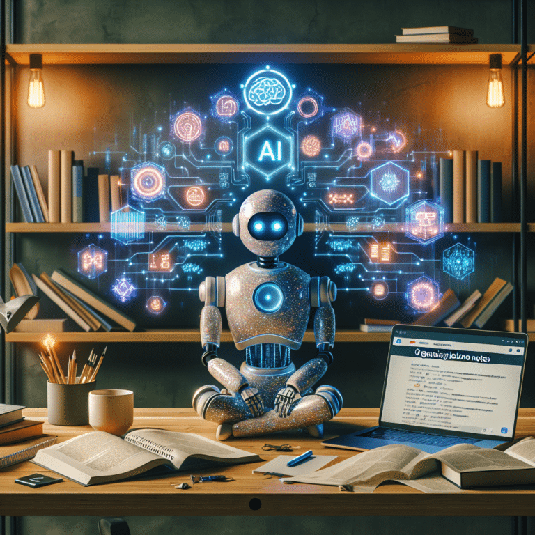 Organizing Lecture Notes Using AI Tools: A Tutorial
